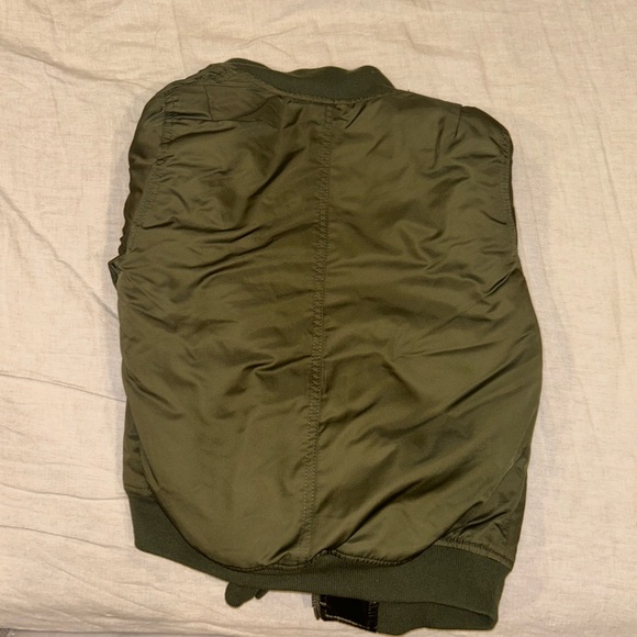 TOPSHOP never worn green bomber jacket - Picture 7 of 7